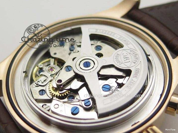 MIROTIME 0329 Pilot Chrono RG 3878 ZF Best Edition Grey Dial On Brown Leather Strap A UrbanChic 7330